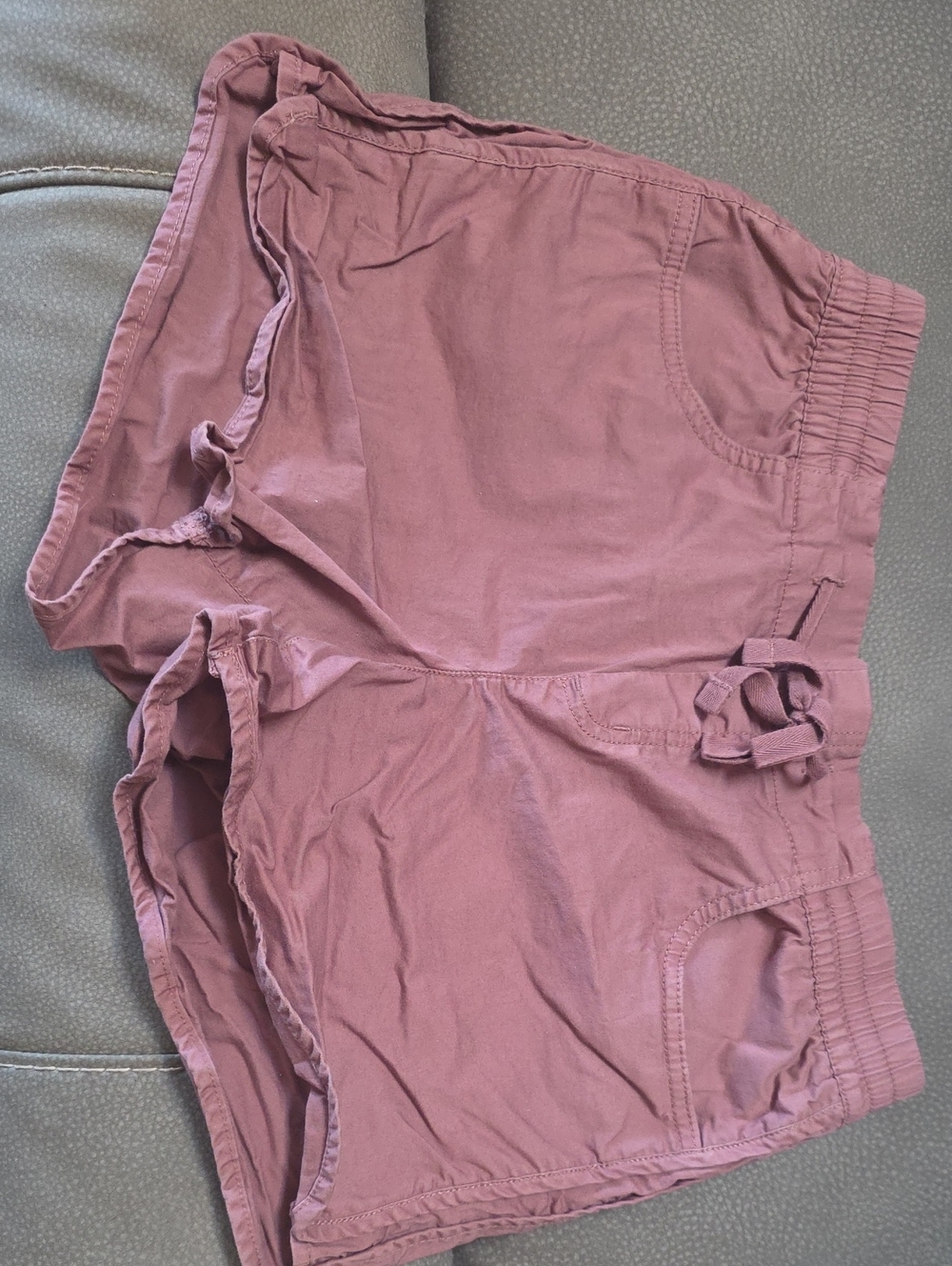 ❤️5for$25 Eddie Bauer Mauve Elastic Waist Shorts